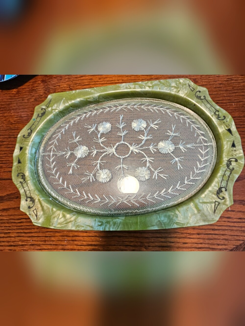 Art Deco Celluloid Vanity Tray